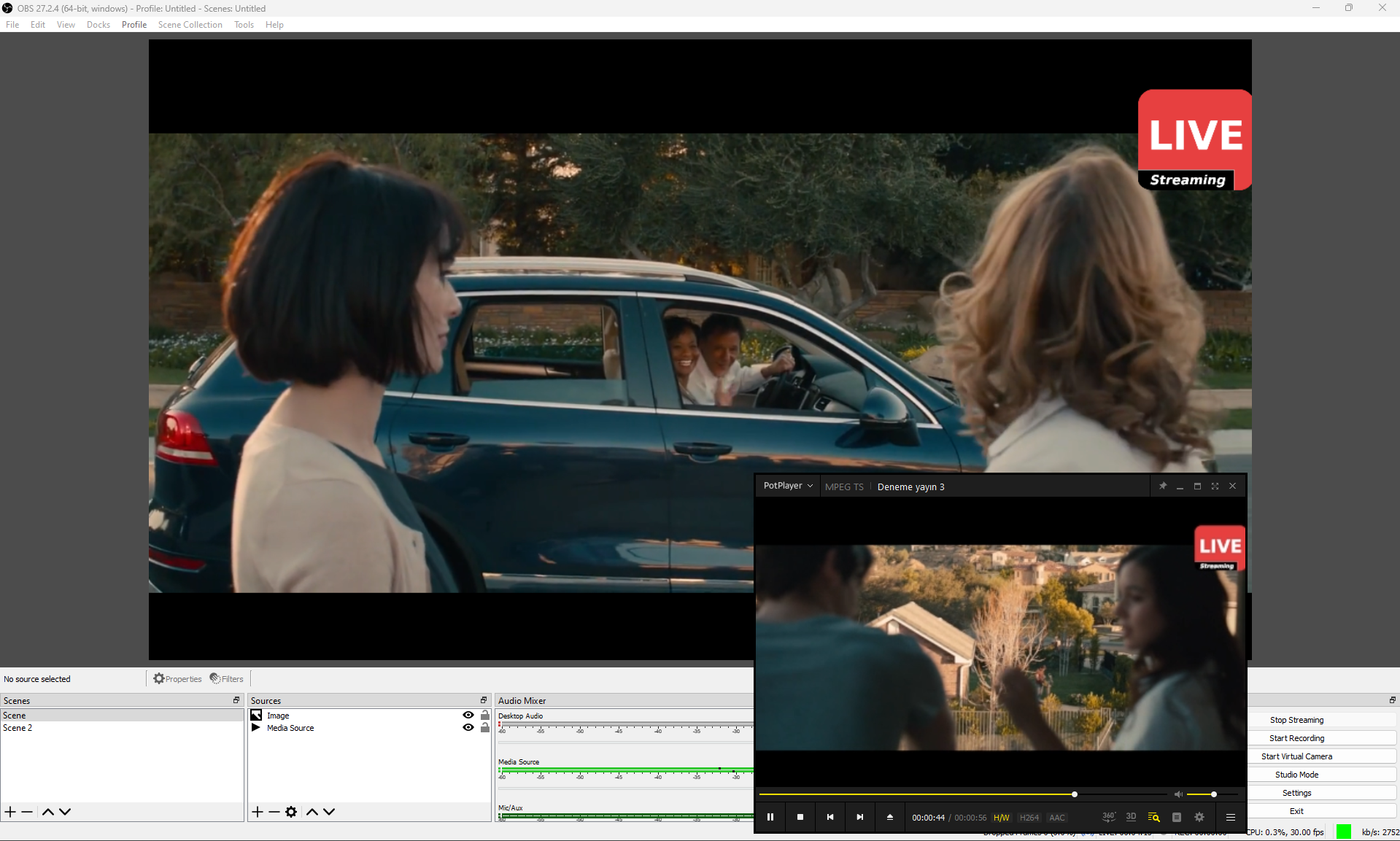 Script PHP - Transmissão ao vivo - Live Streaming Over VPS - Nginx RTMP e M3U8 